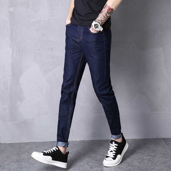 vome run summer thin korean jeans men's leggings capris fashion slim fit five bag, Blue
vome run summer thin korean jeans men's leggings capris fashion slim fit five bag, Blue