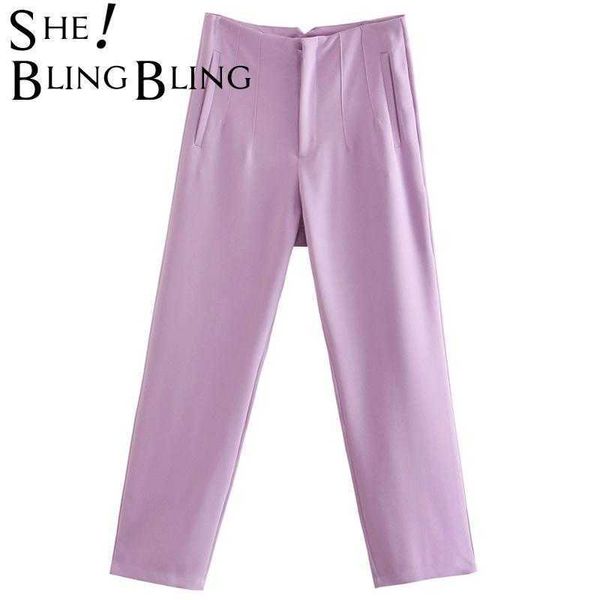 sheblingbling women za trousers suits high waisted pant chic office lady beige zip elegant pink casual famale stright pants 211006, Black;white
sheblingbling women za trousers suits high waisted pant chic office lady beige zip elegant pink casual famale stright pants 211006, Black;white