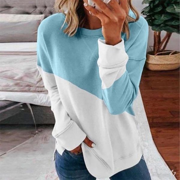 patchwork t-shirt women long sleeve tee spring autumn t shirt women clothes female o-neck tee harajuku mujer camisetas 210412, White
patchwork t-shirt women long sleeve tee spring autumn t shirt women clothes female o-neck tee harajuku mujer camisetas 210412, White