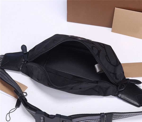 classic nylon belt bag men women, size 31 cm, retro street style, decorated with exquisite jacquard and leather trim, can also be used
classic nylon belt bag men women, size 31 cm, retro street style, decorated with exquisite jacquard and leather trim, can also be used