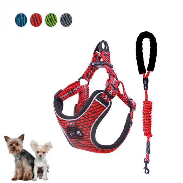 dog collars & leashes harness and leash set breathable reflective no pull pet mesh walking vest for small large dogs accessories
dog collars & leashes harness and leash set breathable reflective no pull pet mesh walking vest for small large dogs accessories