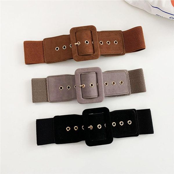 belts woolen cloth women square buckle wide waist strap for dress party casual black ladies female waistband, Black;brown
belts woolen cloth women square buckle wide waist strap for dress party casual black ladies female waistband, Black;brown