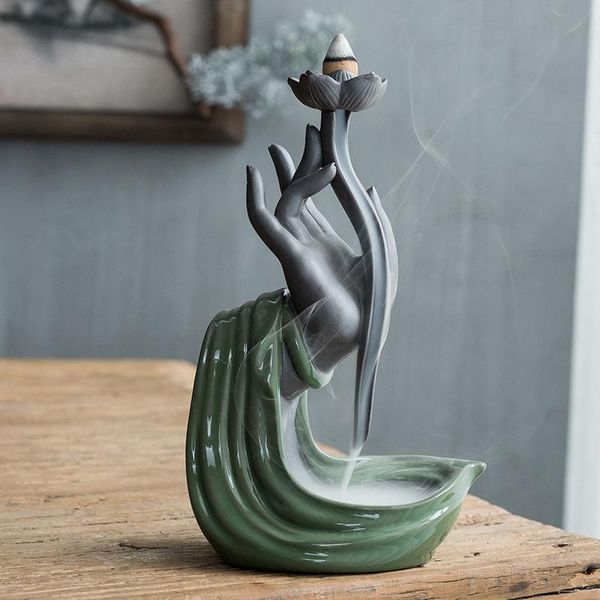 fragrance lamps flower mountain river handicraft incense holder ceramic backflow waterfall smoke burner home decor
fragrance lamps flower mountain river handicraft incense holder ceramic backflow waterfall smoke burner home decor