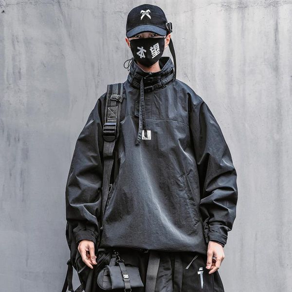 mens techwear windbreaker japanese streetwear jacket zipper fashion pullover clothes men's jackets, Black;brown
mens techwear windbreaker japanese streetwear jacket zipper fashion pullover clothes men's jackets, Black;brown
