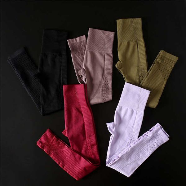 hollow out fitness leggings women flexible seamless jogger sport tights comfortable widen waistband yoga workout sport pants 210929, Black
hollow out fitness leggings women flexible seamless jogger sport tights comfortable widen waistband yoga workout sport pants 210929, Black