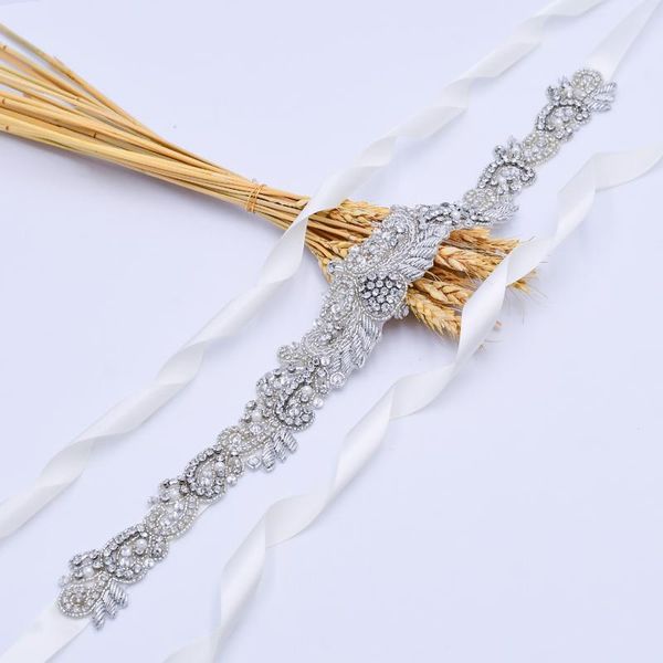 wedding sashes trixy s402 luxury belts silk jewelry belt for women bridal crystal sash dress, White
wedding sashes trixy s402 luxury belts silk jewelry belt for women bridal crystal sash dress, White