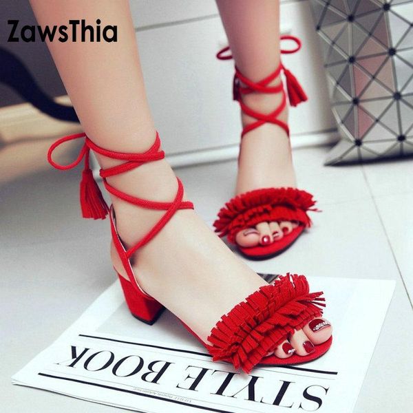 zawsthia 2021 summer peep toe flock ankle strap square high heels women shoes cross-tied gladiator sandals with tassels, Black
zawsthia 2021 summer peep toe flock ankle strap square high heels women shoes cross-tied gladiator sandals with tassels, Black