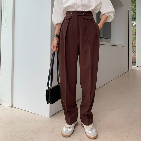women's pants & capris hzirip women's high-waisted pants, casual work autumn and spring, engw, Black;white
women's pants & capris hzirip women's high-waisted pants, casual work autumn and spring, engw, Black;white