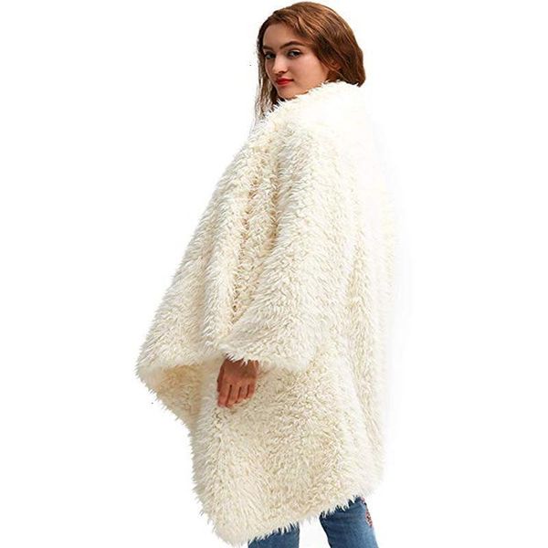 women's wool & blends en cardigan coat autumn and winter fashion double-sided plush temperament irregular simpl 6sdo, Black
women's wool & blends en cardigan coat autumn and winter fashion double-sided plush temperament irregular simpl 6sdo, Black