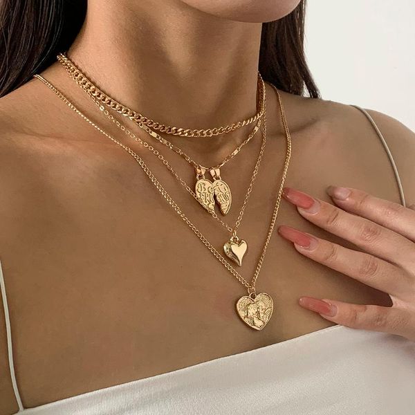 chains ingemark vintage multilayer love heart pendant necklace for women collier femme goth couples collares chain halloween jewelry, Silver
chains ingemark vintage multilayer love heart pendant necklace for women collier femme goth couples collares chain halloween jewelry, Silver
