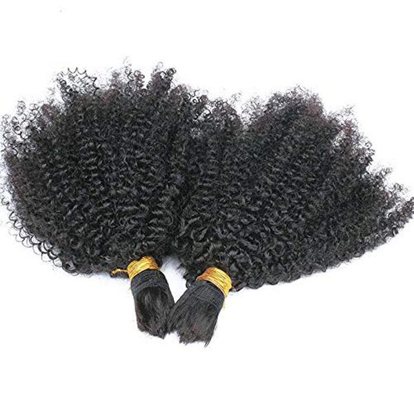 human hair bulks braiding bulk no weft 4b 4c afro kinky curly for 1pcs/lot brazilian remy crochet braids, Black
human hair bulks braiding bulk no weft 4b 4c afro kinky curly for 1pcs/lot brazilian remy crochet braids, Black
