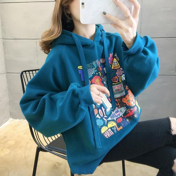 women's hoodies & sweatshirts spring high street knit hooded letter lady fleece pullovers ins style add velvet thick woman autumn winte, Black
women's hoodies & sweatshirts spring high street knit hooded letter lady fleece pullovers ins style add velvet thick woman autumn winte, Black