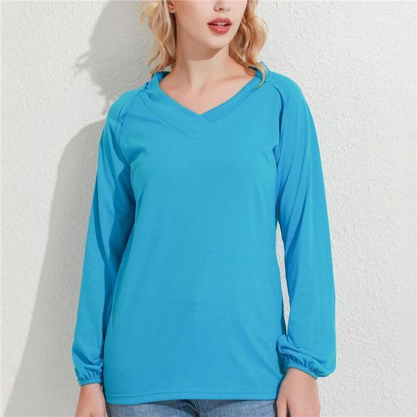 women's t-shirt women autumn winter fashion casual v-neck long sleeved t-shirts ladies solid color blouses plus size loose cotton shir, White
women's t-shirt women autumn winter fashion casual v-neck long sleeved t-shirts ladies solid color blouses plus size loose cotton shir, White