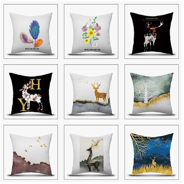 pillow case nordic simple style dear double sides pattern cover home decorative pillowcovers sofa bed living car decor 45x45 cm
pillow case nordic simple style dear double sides pattern cover home decorative pillowcovers sofa bed living car decor 45x45 cm
