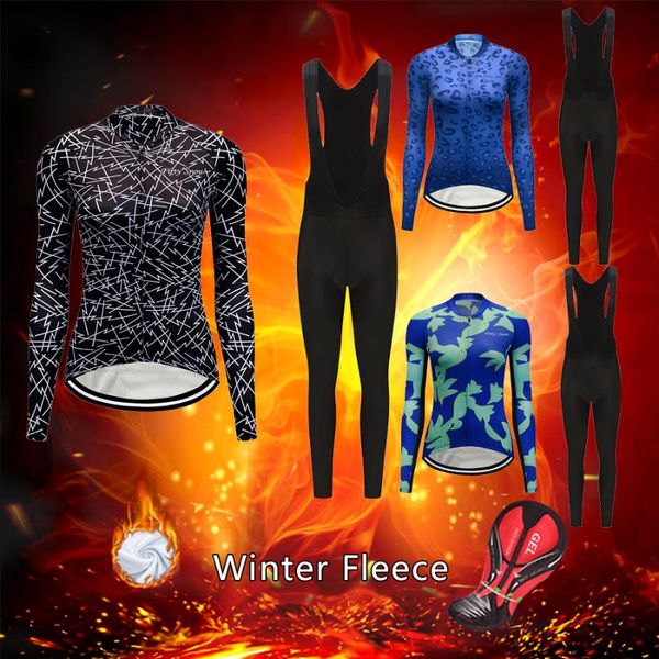 women warm winter thermal fleece cycling clothing 2021 fashion bike jersey set bib kit female suit bicycle clothes uniform dress racing sets, Black;blue
women warm winter thermal fleece cycling clothing 2021 fashion bike jersey set bib kit female suit bicycle clothes uniform dress racing sets, Black;blue