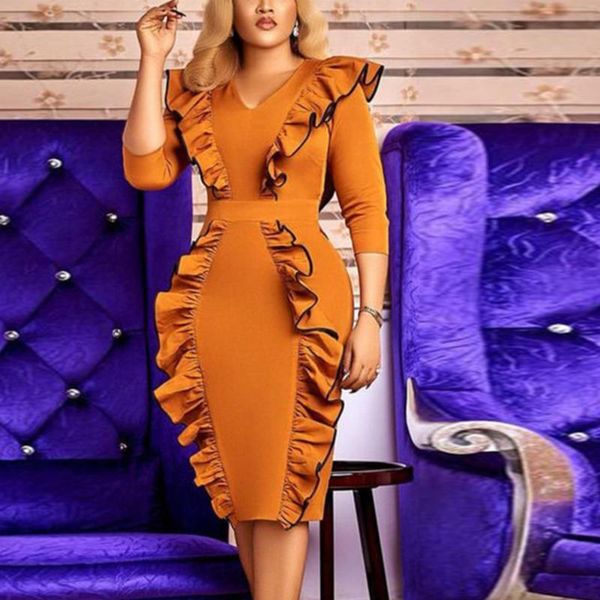 casual dresses temperament v-neck seven-point sleeve high waist plus size slim wooden ear business dress female, Black;gray
casual dresses temperament v-neck seven-point sleeve high waist plus size slim wooden ear business dress female, Black;gray