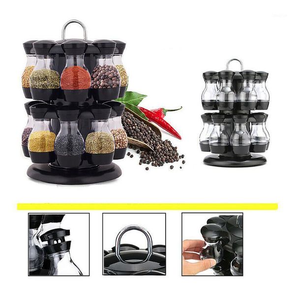 storage bottles & jars seasoning set rotating base 16pcs cruet multipurpose spices pepper sprays salt condiment kitchen spice rack
storage bottles & jars seasoning set rotating base 16pcs cruet multipurpose spices pepper sprays salt condiment kitchen spice rack