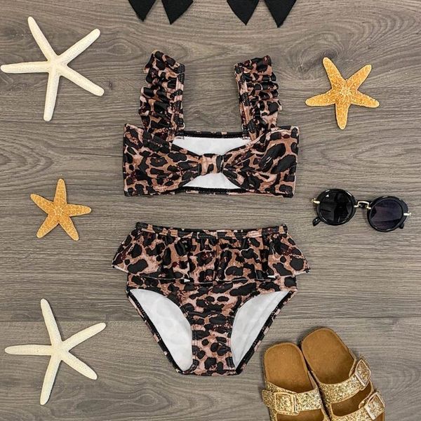 one-pieces baby kids girls bow ruffle leopard print straps swimsuit shorts swim set children's swimwear two piece bathing suit, Black
one-pieces baby kids girls bow ruffle leopard print straps swimsuit shorts swim set children's swimwear two piece bathing suit, Black