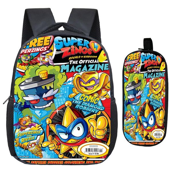 backpack children super zings kindergarten 2pcs set child superzings school bag bookbag kids gift(rucksack+pen bag)
backpack children super zings kindergarten 2pcs set child superzings school bag bookbag kids gift(rucksack+pen bag)