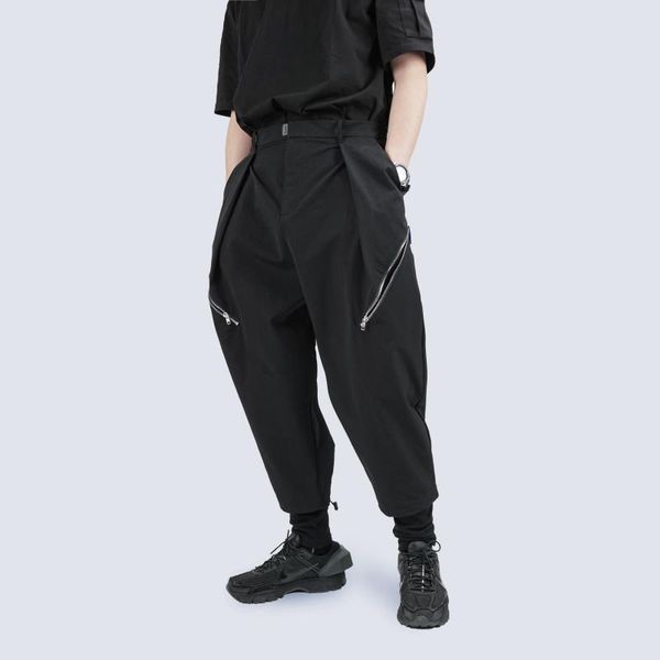 men's pants silenstorm 21 drop crotch adjustable length nylon techwear ninjawear techninja streetwear, Black
men's pants silenstorm 21 drop crotch adjustable length nylon techwear ninjawear techninja streetwear, Black