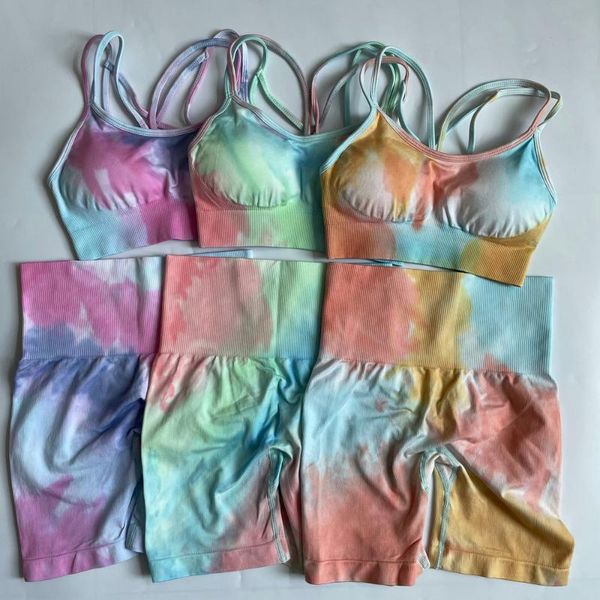 yoga outfit tie dye fitness suits 2 piece high waist stretch gym shorts seamless padded bra workout sports wear set
yoga outfit tie dye fitness suits 2 piece high waist stretch gym shorts seamless padded bra workout sports wear set