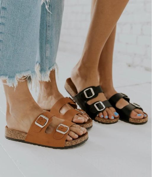slippers summer fashion women casual low heel flat design shoes female daily all match buckle strap for ladies ka364, Black
slippers summer fashion women casual low heel flat design shoes female daily all match buckle strap for ladies ka364, Black