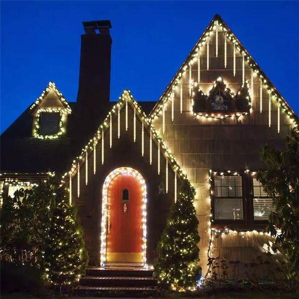 strings 30/50cm led meteor shower rain string lights 8 tubes outdoor waterproof for christmas year garden street home decoration
strings 30/50cm led meteor shower rain string lights 8 tubes outdoor waterproof for christmas year garden street home decoration