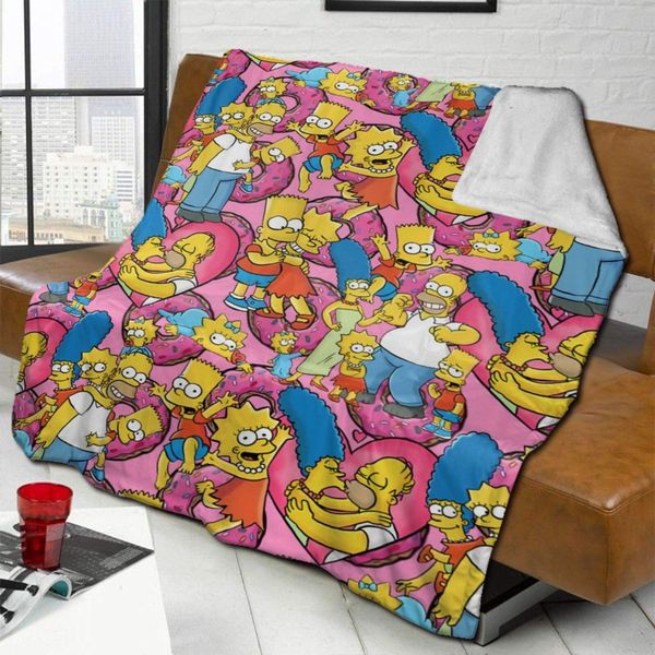 the homer simp-son in pink donuts mixed throw blanket, soft breathable king size decorative lamb wool bed blanket velvet blanket 
the homer simp-son in pink donuts mixed throw blanket, soft breathable king size decorative lamb wool bed blanket velvet blanket