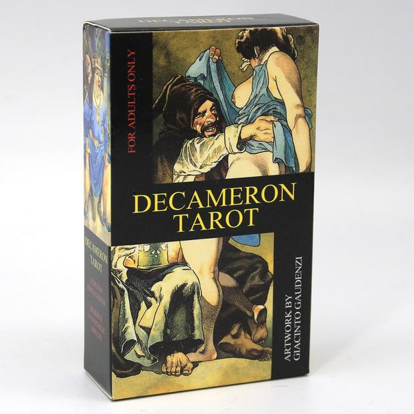 Decameron Tarot Witch Card Game for Beginners Board Games Toy Divination Ceck Wild Unknown Divination Classic Design Guidebook
Decameron Tarot Witch Card Game for Beginners Board Games Toy Divination Ceck Wild Unknown Divination Classic Design Guidebook