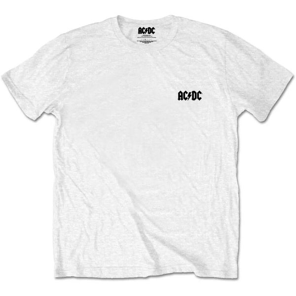 white ac/dc for those about to rock official backprint t-shirt men unisex, White;black
white ac/dc for those about to rock official backprint t-shirt men unisex, White;black