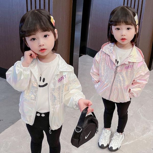 childrens spring coat colorful bright reflective jacket girls leisure sports windbreaker, Blue;gray
childrens spring coat colorful bright reflective jacket girls leisure sports windbreaker, Blue;gray
