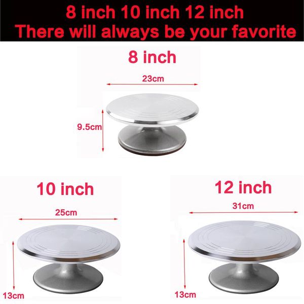 12 14 inch cake stand craft platform turntable rotating sturdy and durable tool baking & pastry tools
12 14 inch cake stand craft platform turntable rotating sturdy and durable tool baking & pastry tools