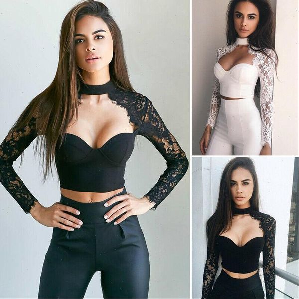 fashion women blouses summer casual tank vest blouse long sleeve crop shirt drop good quality, White
fashion women blouses summer casual tank vest blouse long sleeve crop shirt drop good quality, White