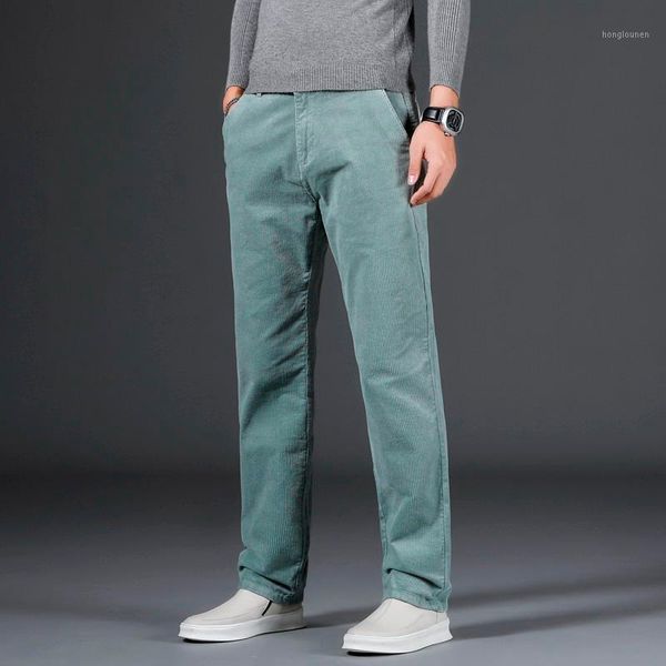 men's jeans brand autumn winter corduroy pants men business casual mens straight elastic cotton thicken trousers 40 42, Blue
men's jeans brand autumn winter corduroy pants men business casual mens straight elastic cotton thicken trousers 40 42, Blue