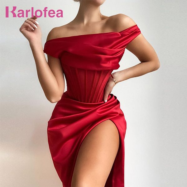 karlofea dresses for women party summer 2021 clothes elegant red corset satin midi dress new wedding celebrity vintage robe, Black;gray
karlofea dresses for women party summer 2021 clothes elegant red corset satin midi dress new wedding celebrity vintage robe, Black;gray
