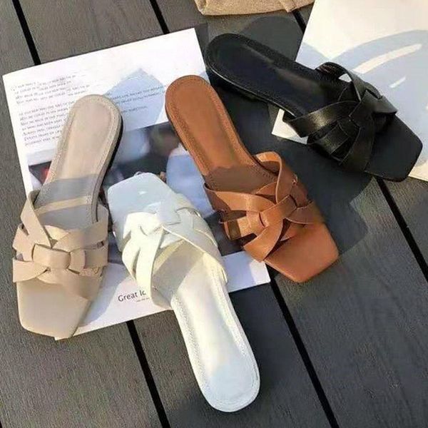 slippers 2021 fashion women weave summer slides open toe flats casual shoes leisure sandals female beach vacation flip flops, Black
slippers 2021 fashion women weave summer slides open toe flats casual shoes leisure sandals female beach vacation flip flops, Black