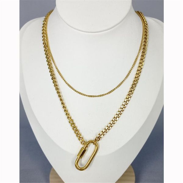 pendant necklaces 316l stainless steel titanium hip hop thick chain double layer necklace laminated wearing retro, Silver
pendant necklaces 316l stainless steel titanium hip hop thick chain double layer necklace laminated wearing retro, Silver
