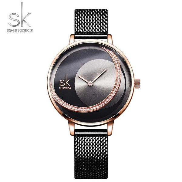 anke store 2021 rhinestone women's watch sun pattern rose gold mesh belt ladies women wristwatches, Slivery;brown
anke store 2021 rhinestone women's watch sun pattern rose gold mesh belt ladies women wristwatches, Slivery;brown