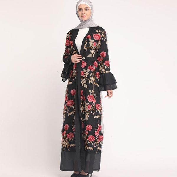 ethnic clothing 2021 muslim fashion lace embroidered flame sleeve middle east dubai cardigan gown abaya turkey, Red
ethnic clothing 2021 muslim fashion lace embroidered flame sleeve middle east dubai cardigan gown abaya turkey, Red