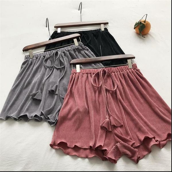 fashion drawstring womens shorts short femme wide leg harajuku loose pleated summer beach ladies c5255, White;black
fashion drawstring womens shorts short femme wide leg harajuku loose pleated summer beach ladies c5255, White;black