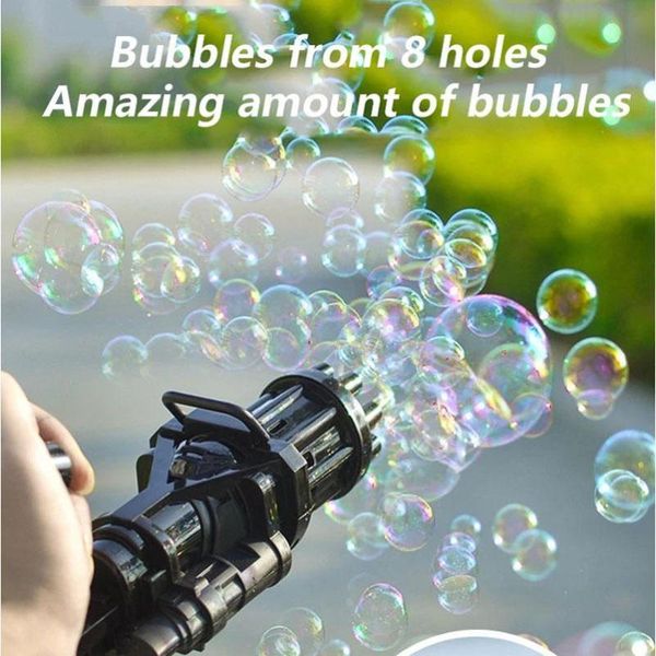 kids gatling bubble gun toys summer automatic soap water machine for children toddlers indoor outdoor wedding party favor
kids gatling bubble gun toys summer automatic soap water machine for children toddlers indoor outdoor wedding party favor