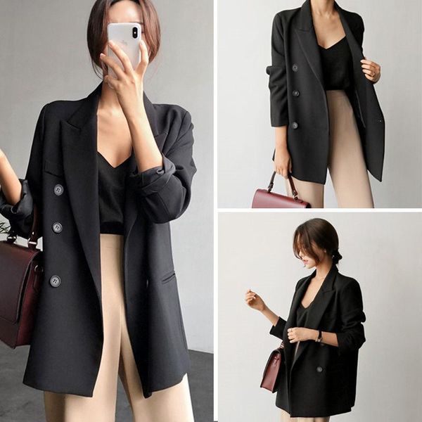 casual long sleeve blazer overcoats autumn temperament cardigan blazers female fashion oversized women women's suits &, White;black
casual long sleeve blazer overcoats autumn temperament cardigan blazers female fashion oversized women women's suits &, White;black