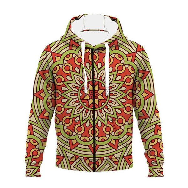 men's hoodies & sweatshirts mandala zip up 3d printed streetwear zipper fashion hoodie men harajuku hip hop clothing punk clothes, Black
men's hoodies & sweatshirts mandala zip up 3d printed streetwear zipper fashion hoodie men harajuku hip hop clothing punk clothes, Black