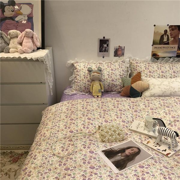 bedding sets fashion all season 100% cotton set pattern with flowers purple bed sheet love heart luxury
bedding sets fashion all season 100% cotton set pattern with flowers purple bed sheet love heart luxury