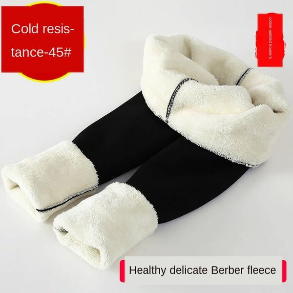 women's leggings pant women winter warming fleece thick lamb wool autumn and high waist tights warm pants plus size, Black
women's leggings pant women winter warming fleece thick lamb wool autumn and high waist tights warm pants plus size, Black