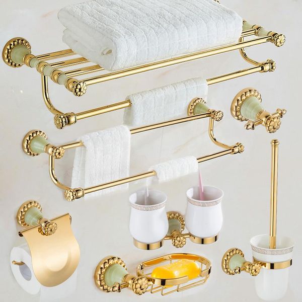 bath accessory set brass hardware copper & jade accessories towel rack/bar/ring corner shelf toilet brush robe hooks tissue holder gold
bath accessory set brass hardware copper & jade accessories towel rack/bar/ring corner shelf toilet brush robe hooks tissue holder gold