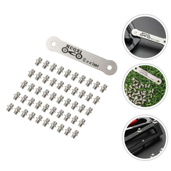 bike pedals 51pcs practical bicycles pedal bolts anti skid nails accessories (silver)
bike pedals 51pcs practical bicycles pedal bolts anti skid nails accessories (silver)