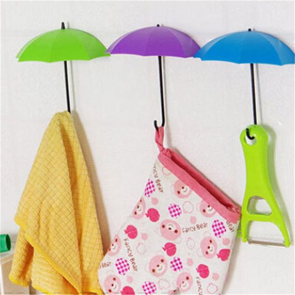 hooks & rails 3pcs/set colorful umbrella wall hook key hair pin holder organizer decorative door towel hanger
hooks & rails 3pcs/set colorful umbrella wall hook key hair pin holder organizer decorative door towel hanger
