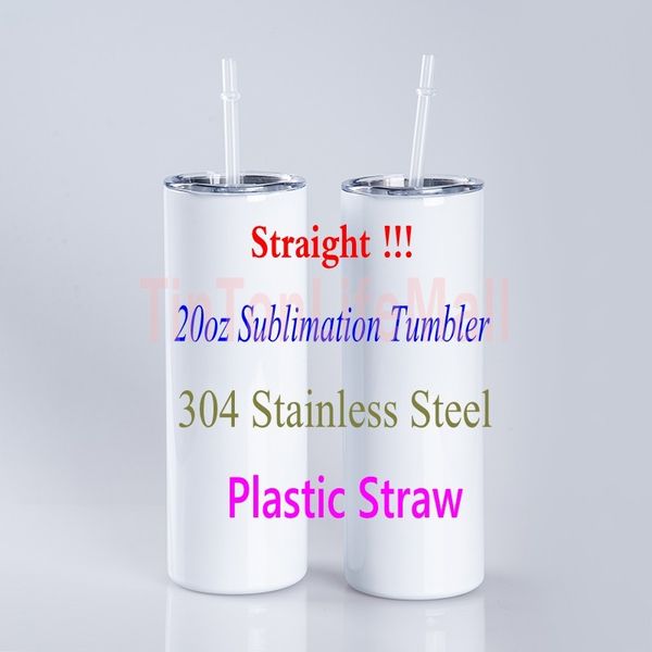 plastic straw 20oz straight sublimation tumblers 304 stainless steel blank tall cylinder water bottle drinkware
plastic straw 20oz straight sublimation tumblers 304 stainless steel blank tall cylinder water bottle drinkware