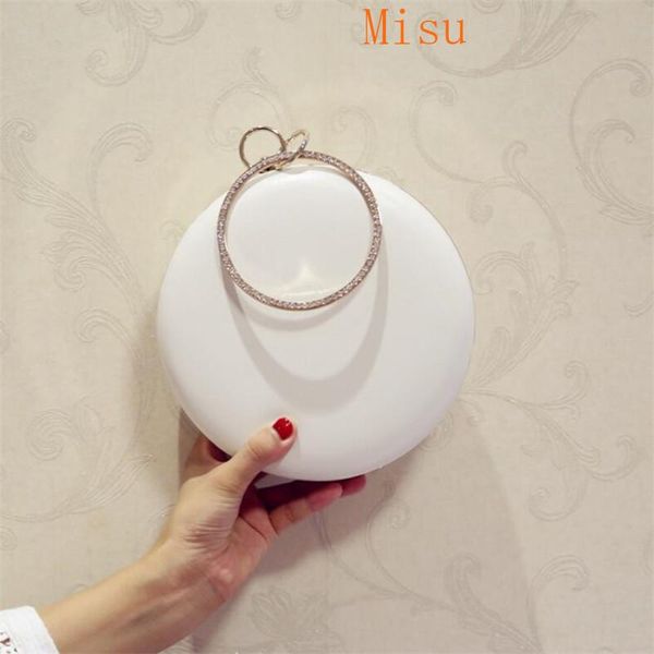 factory price leather round shaped evening bags fashion clutch purse with chain wedding dinner mn743
factory price leather round shaped evening bags fashion clutch purse with chain wedding dinner mn743